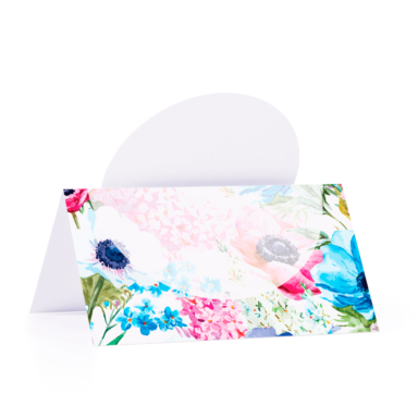 Winietka weselna motyw kwiatowy kolorowy personalizacja