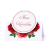 Winietka weselna motyw kwiatowy róże personalizacja
