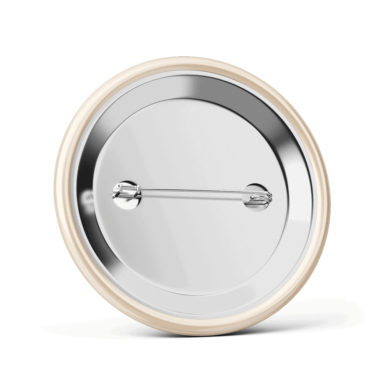 Metalowa przypinka oznaczenie podziękowanie dla gości z agrafką modny wzór