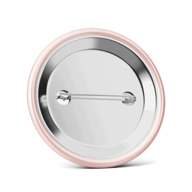 Metalowa przypinka oznaczenie podziękowanie dla gości z agrafką modny wzór