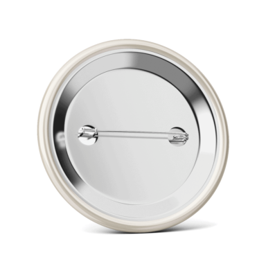 Metalowa przypinka oznaczenie podziękowanie dla gości z agrafką modny wzór