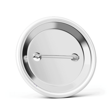 Metalowa przypinka oznaczenie podziękowanie dla gości z agrafką modny wzór kwiatowy