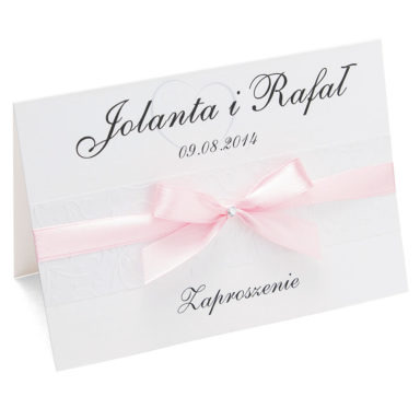 Zaproszenia slubne Ribbon