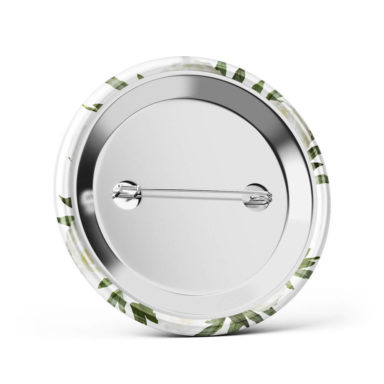 Metalowa okrągła przypinka dla gości agrafka