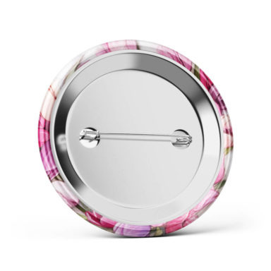 Metalowa okrągła przypinka dla gości agrafka