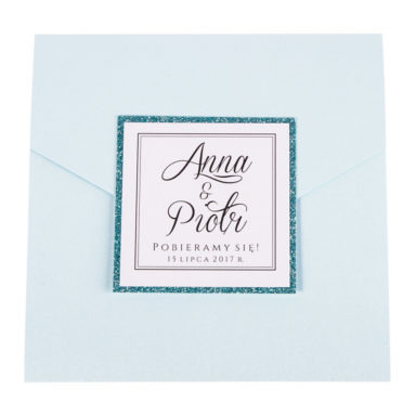 Eleganckie modne zaproszenia ślubne