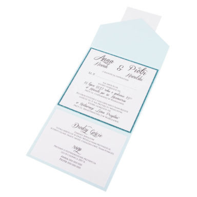 Eleganckie modne zaproszenia ślubne