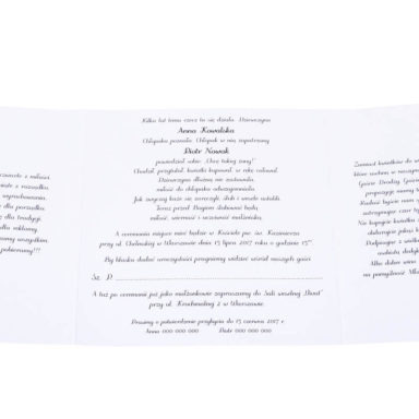 Ręcznie malowane niepowtarzalne zaproszenia ślubne