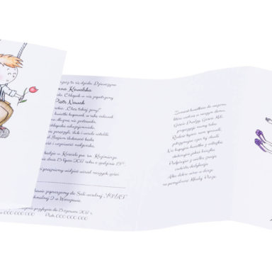 Ręcznie malowane niepowtarzalne zaproszenia ślubne