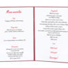 karty menu weselne spis dań na stół motyw love personalizacja