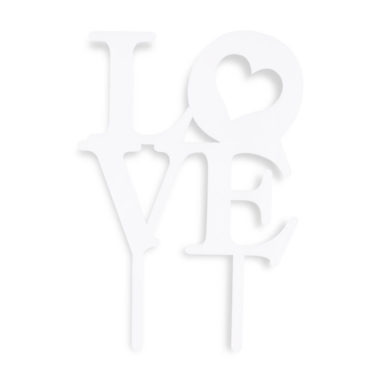 napis na tort weselny love topper