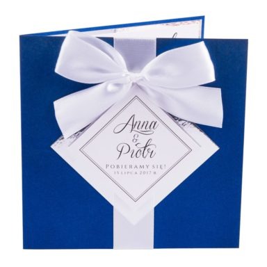 zaproszenia ślubne glamour złoty papier