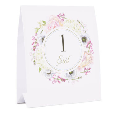 Numer na stół Florals w10