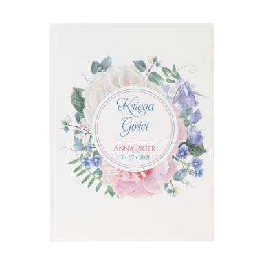 Księga gości Florals wzór 11