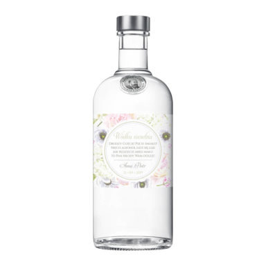 Naklejki na alkohol Florals w10