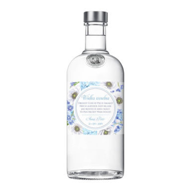 Naklejki na alkohol Florals w12