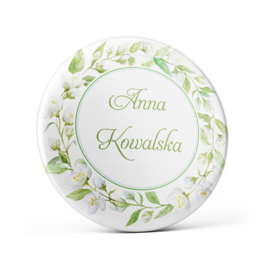Przypinka z kwiatami jaśminu