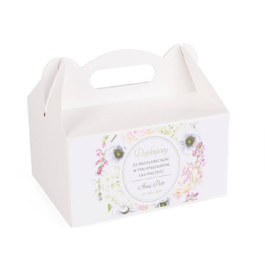 Pudełko na ciasto Florals w10