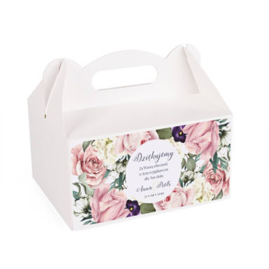 Pudełko na ciasto Flowery w3