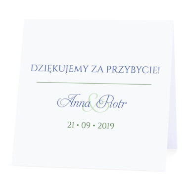 Winietka weselna z motywem jałowca