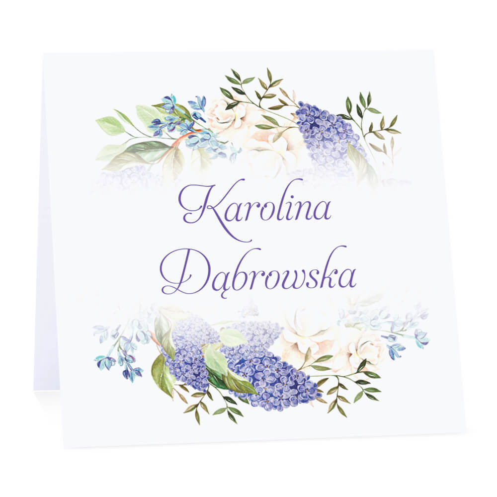 Winietka weselna z kwiatami bzu