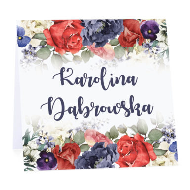 Winietka weselna Flowery