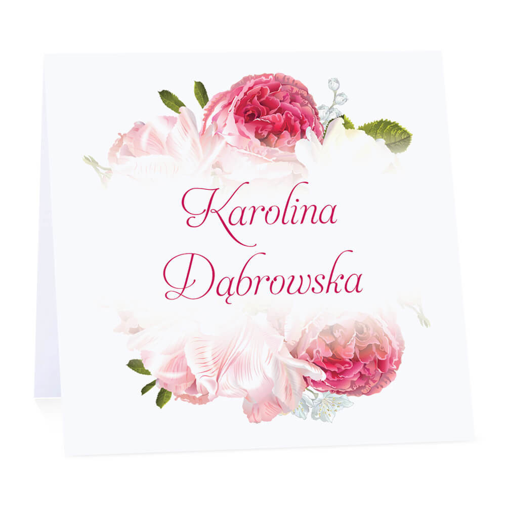 Winietka weselna z kwiatami piwonii w12