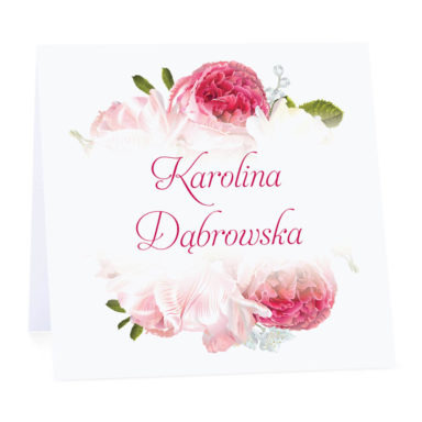 Winietka weselna z kwiatami piwonii w12