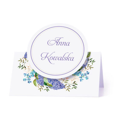 Winietka weselna z kwiatami bzu