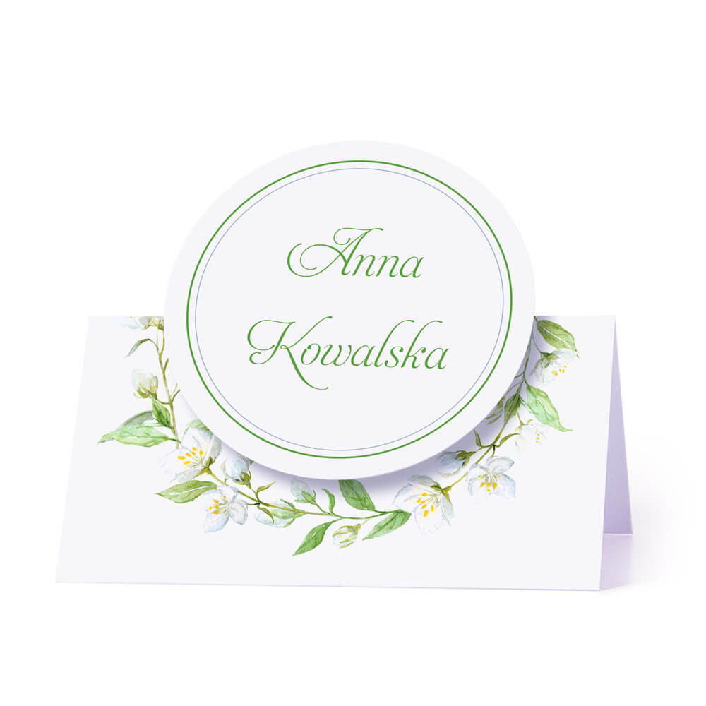 Winietka weselna z kwiatami jaśminu