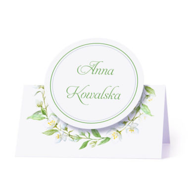 Winietka weselna z kwiatami jaśminu