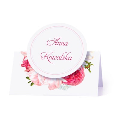 Winietka weselna z kwiatami piwonii w12