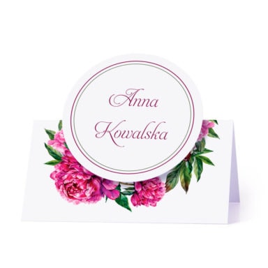 Winietka weselna z kwiatami piwonii w14