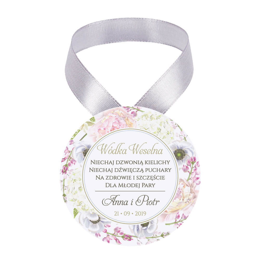 Zawieszka na alkohol Florals w10
