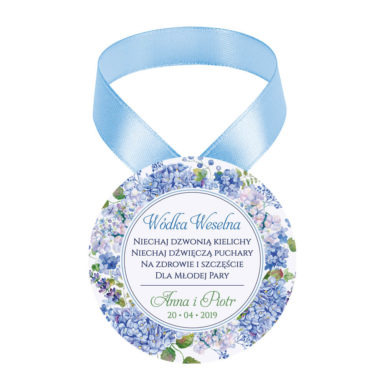 Zawieszki na alkohol z kwiatami Hortensji w4