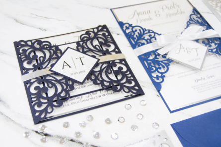 modny kolor ślubu i wesela zaproszenia ślubne 2019