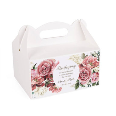 Pudełko na ciasto Flowery w4