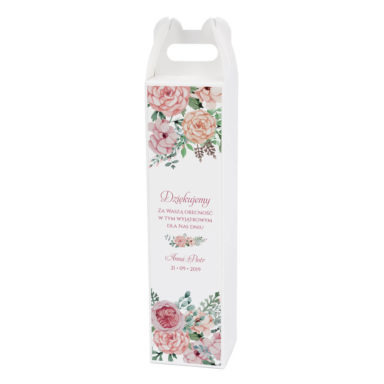 Pudełko na alkohol Florals w2