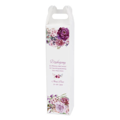Pudełko na alkohol Florals w3