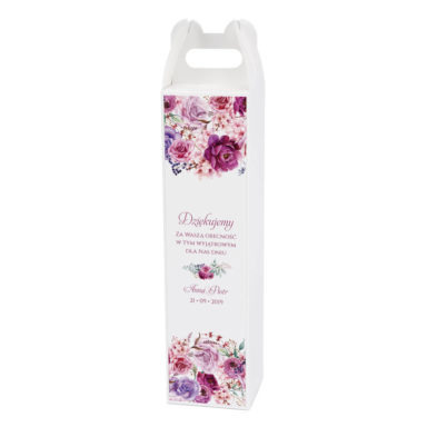 Pudełko na alkohol Florals w6