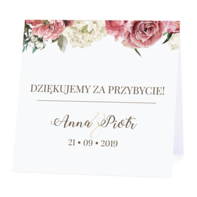 Winietka weselna Flowery w4 m2