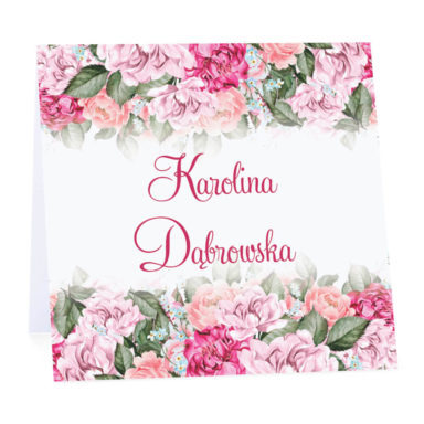 Winietka weselna Flowery w5 m2