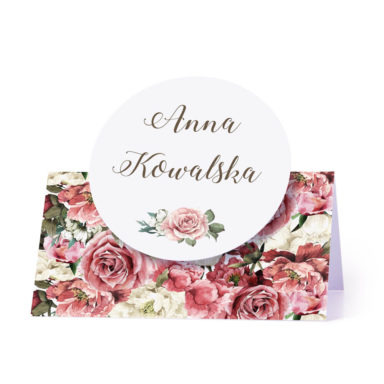 Winietka weselna Flowery w4
