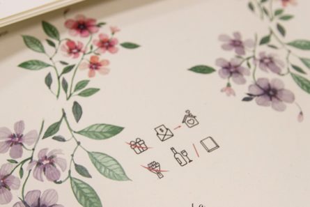 rebus zamiast wierszyka o prezentach na zaproszenia ślubne