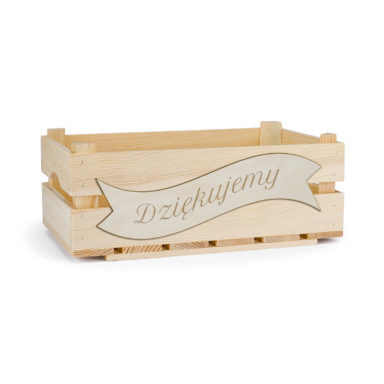 skrzyneczka na kwiaty dla rodziców z okazji wesela