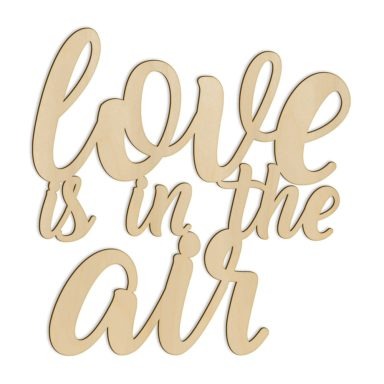 napis na wesele love is in the air