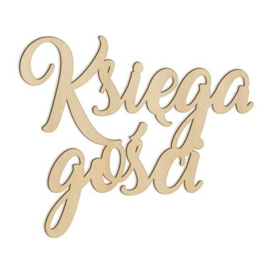 napis księga gości dekoracja na salę weselną