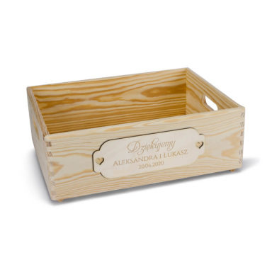 skrzynka na podziękowanie dla rodziców