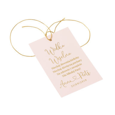 Zawieszka na alkohol Glam Pink Nude