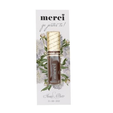 podziękowanie dla przybycie dla gości weselnych